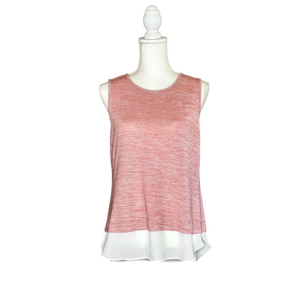 Banana Republic Pink and White Blouse
